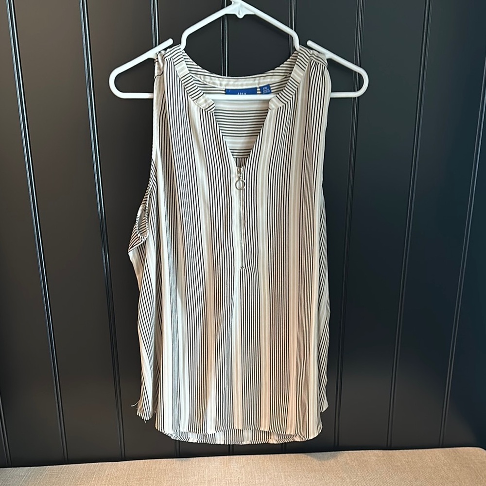 Striped Sleeveless Top